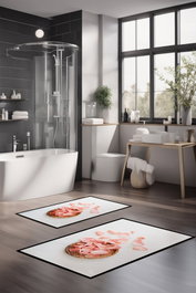 Mijölnir Juego de alfombrillas de baño CT-5370, 2 piezas, Multicolor